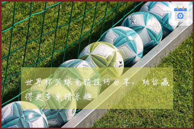 世界杯买球竞猜技巧分享，助你赢得更多竞猜乐趣