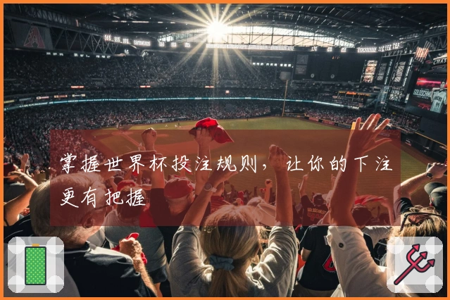 掌握世界杯投注规则，让你的下注更有把握